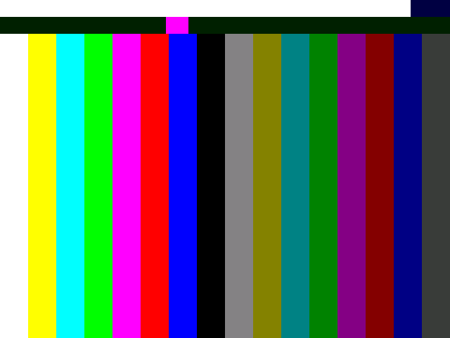 Pixel-exact re-render of the bench display: progress stripe, APU marker, sixteen bars