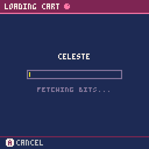 Capture: the loading screen fetching a cart for burning