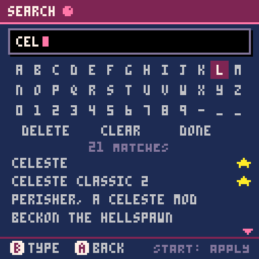 Capture: search with CEL typed, 21 matches